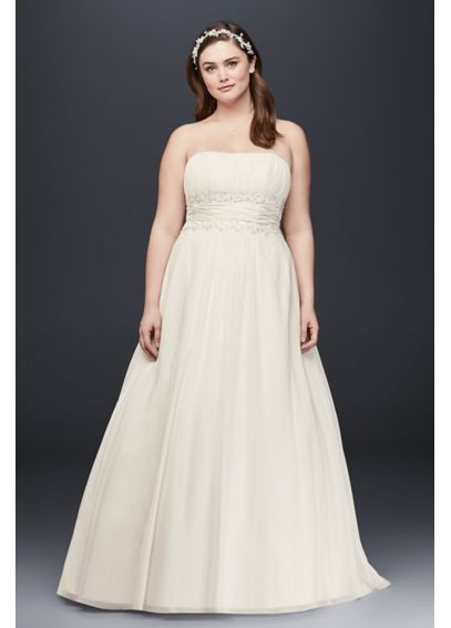 Empire Wedding Dress
 Chiffon Empire Waist Plus Size Wedding Dress Davids Bridal
