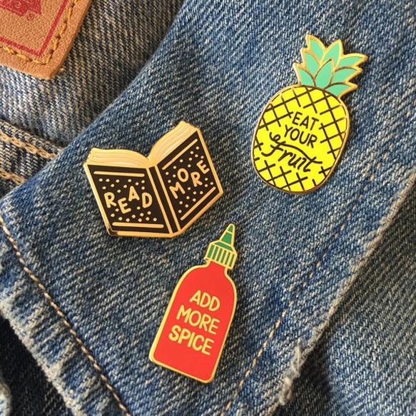 Enamel Pins
 30 Enamel Pins You Need In Your Life Design Paste