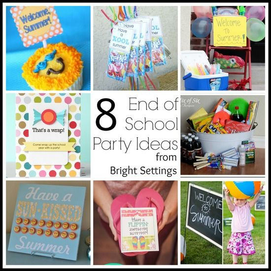 End Of School Year Gifts For Kids
 Throw an end of the school year bash that the kids will
