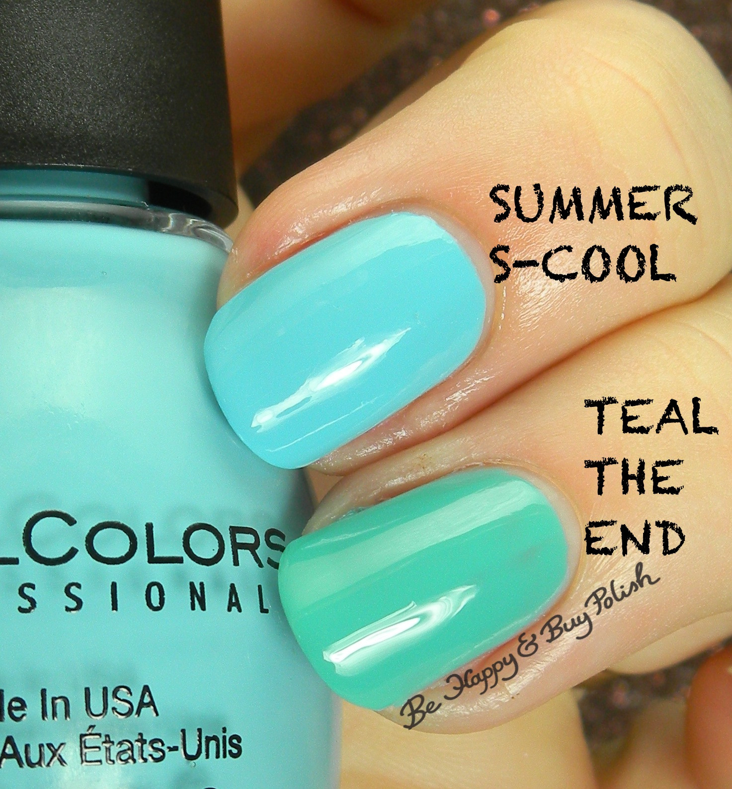 End Of Summer Nail Colors
 Sinful Colors A Class Act nail polishes parison post