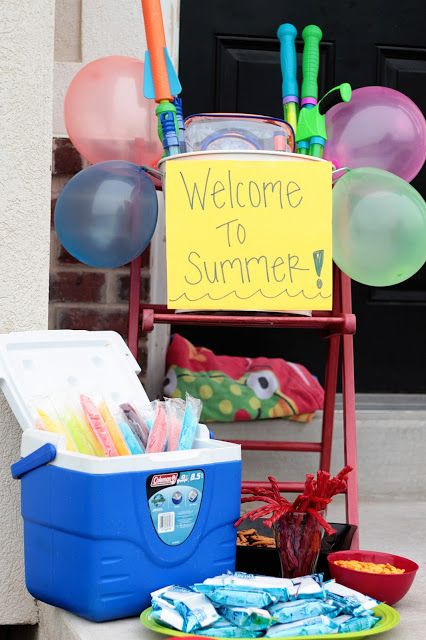 End Of Summer Party Ideas For Kids
 Wel e To Summer Have a bucket of water toys treats and