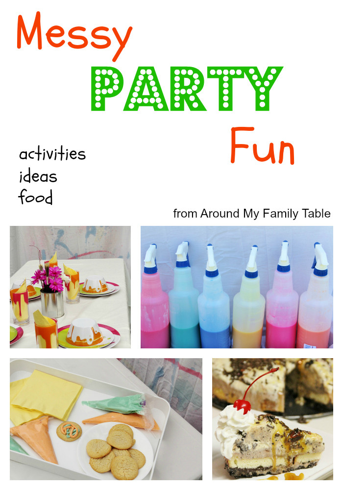 End Of Summer Party Ideas For Kids
 Messy Party Ideas Around My Family Table