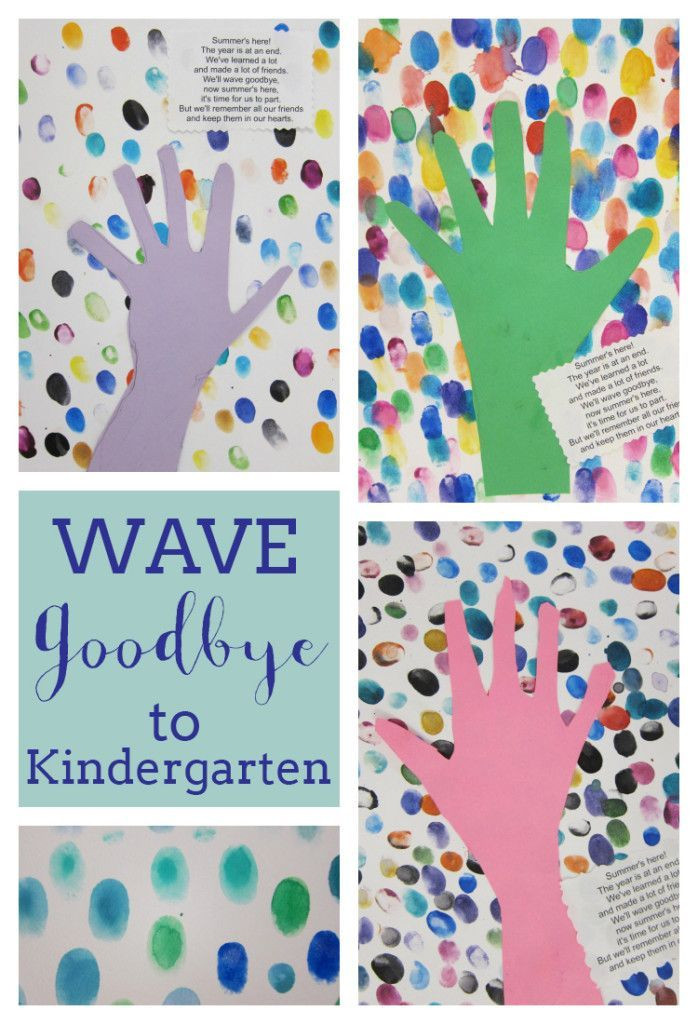 End Of Year Preschool Craft
 End of Year Kindergarten Fingerprint Art