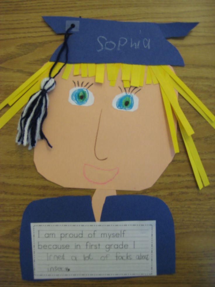 End Of Year Preschool Craft
 So cute for the end of the year "I am proud of myself