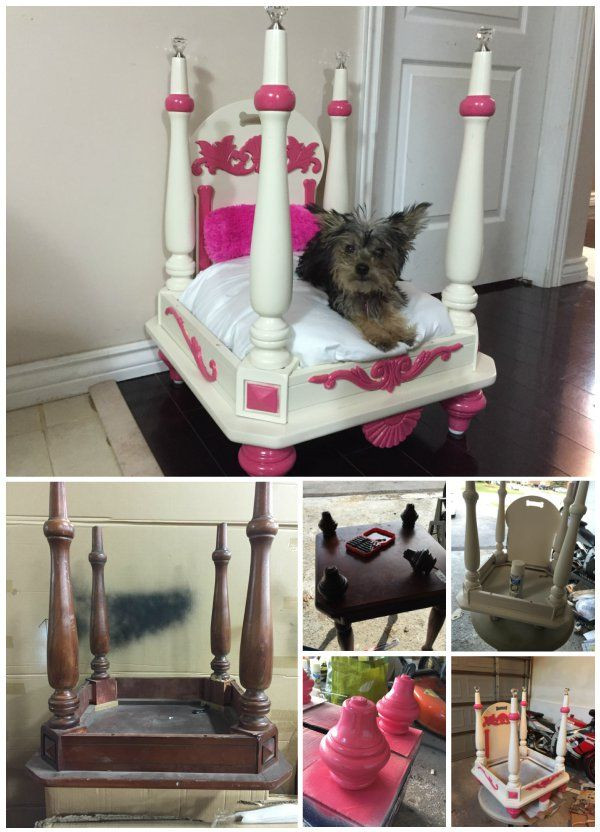End Table Dog Bed DIY
 How to Turn Old End Table into Wood Pet Bed diy