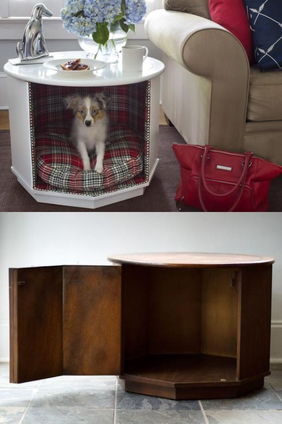 End Table Dog Bed DIY
 DIY End Table with Dog Bed