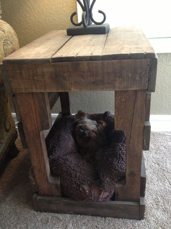 End Table Dog Bed DIY
 1000 images about end table dog bed on Pinterest