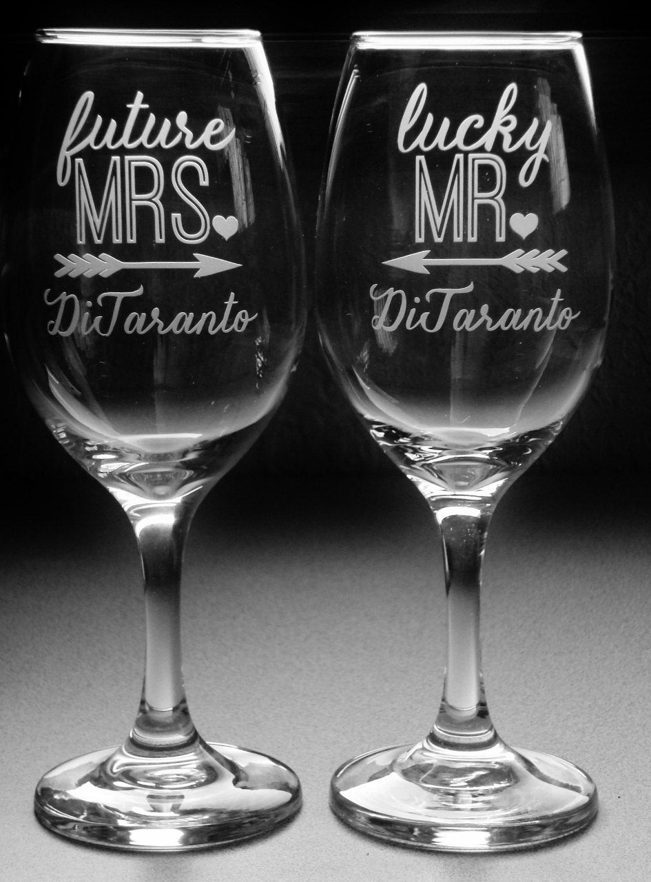 Engagement Gift Ideas For Couple
 Future MRS and Lucky MR Engagement Gifts for Couple