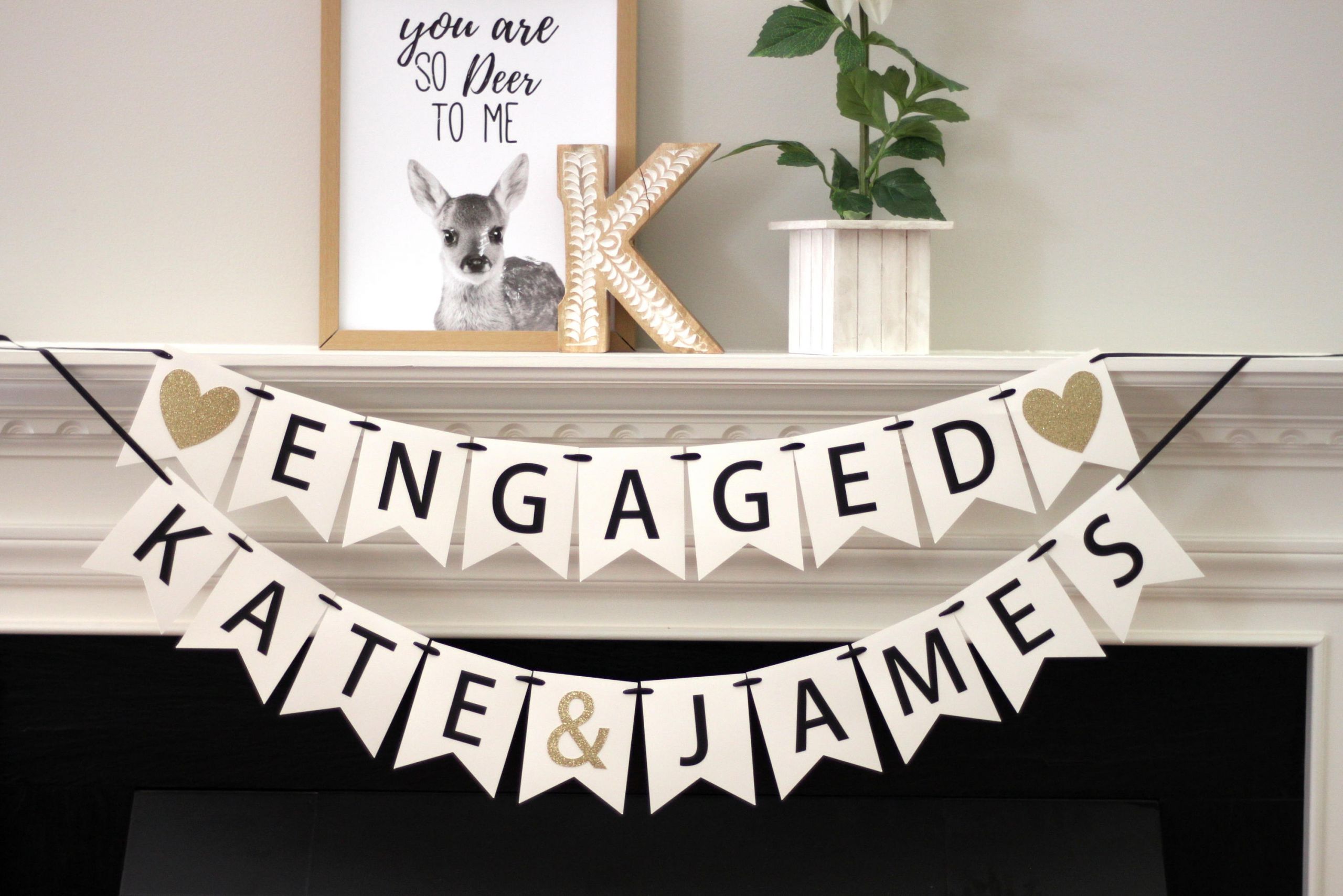 Engagement Party Banner Ideas
 engagement party decorations bridal shower banner