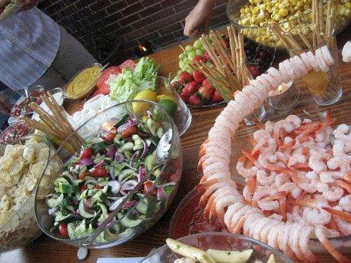 Engagement Party Food Ideas Casual
 Our $4000 Backyard Wedding Creative Wedding