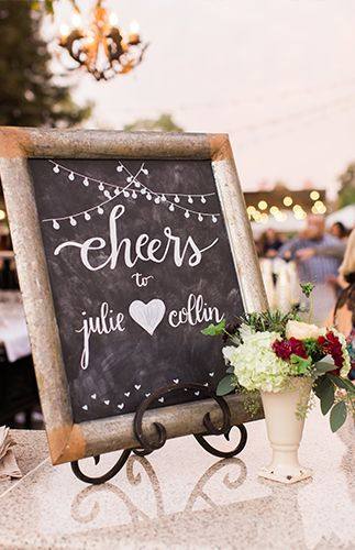 Engagement Party Sign Ideas
 Dreamy Outdoor Rehearsal Dinner