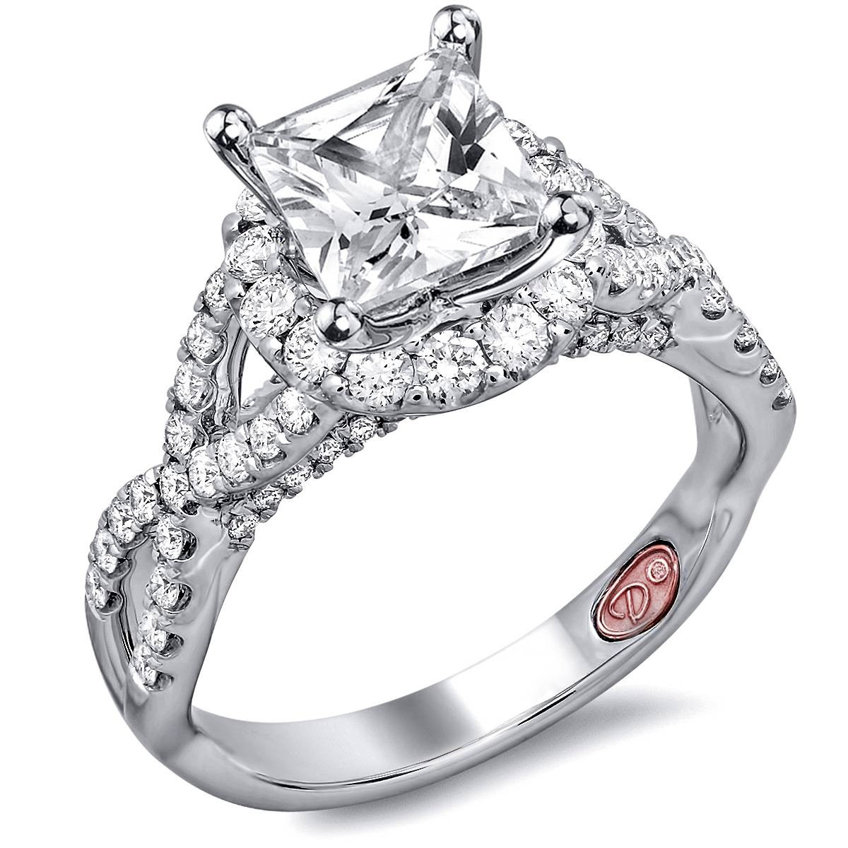 Engagement Princess Cut Rings
 15 Best of Unique Princess Cut Diamond Engagement Rings
