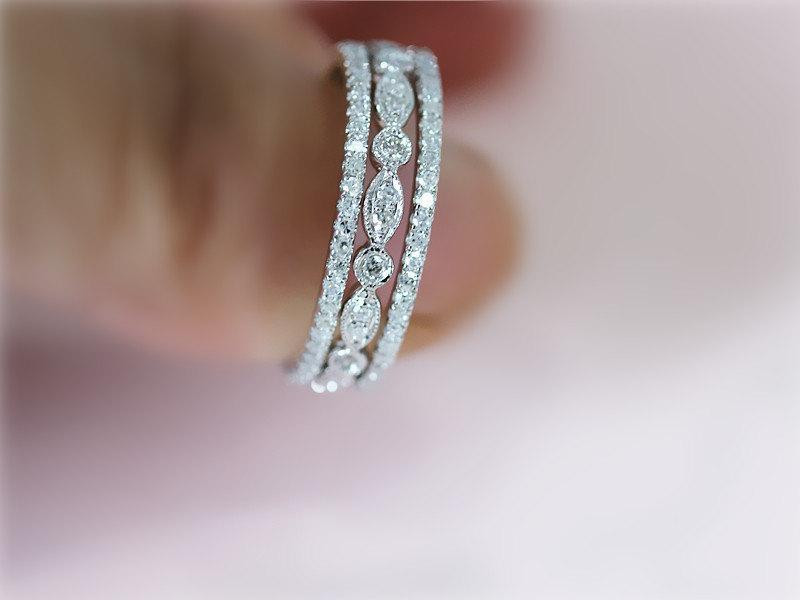 Engagement Ring Wedding Band
 14K White Gold Over Womens 1 00 CT Diamond Engagement