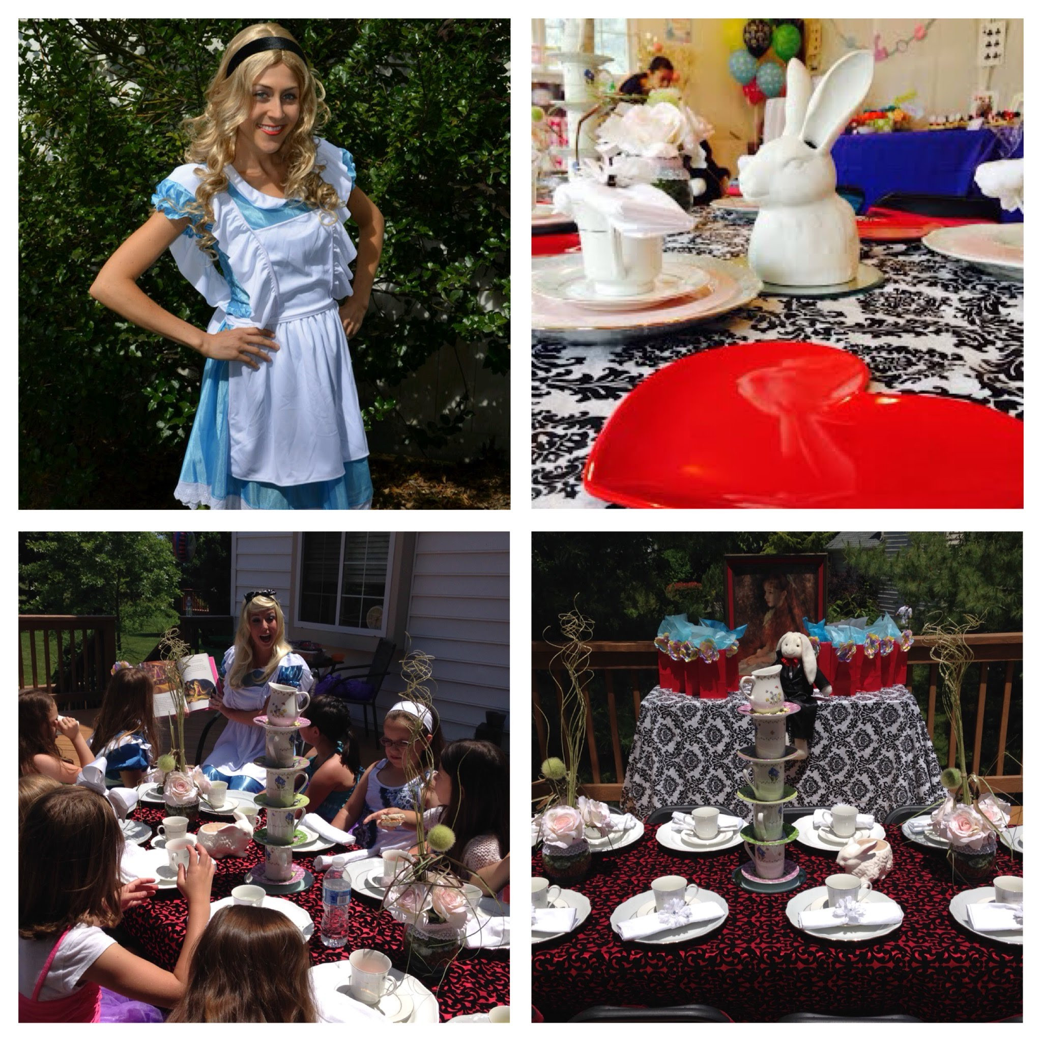Entertainment For Kids Party At Home
 NJ Tea Parties at Home Alice in Wonderland Theme Party for