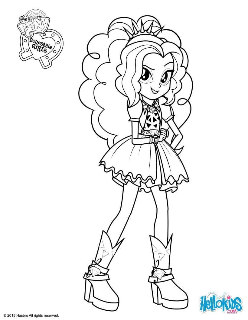 Equestria Girls Coloring Pages
 My Little Pony Equestria Girls Coloring Pages