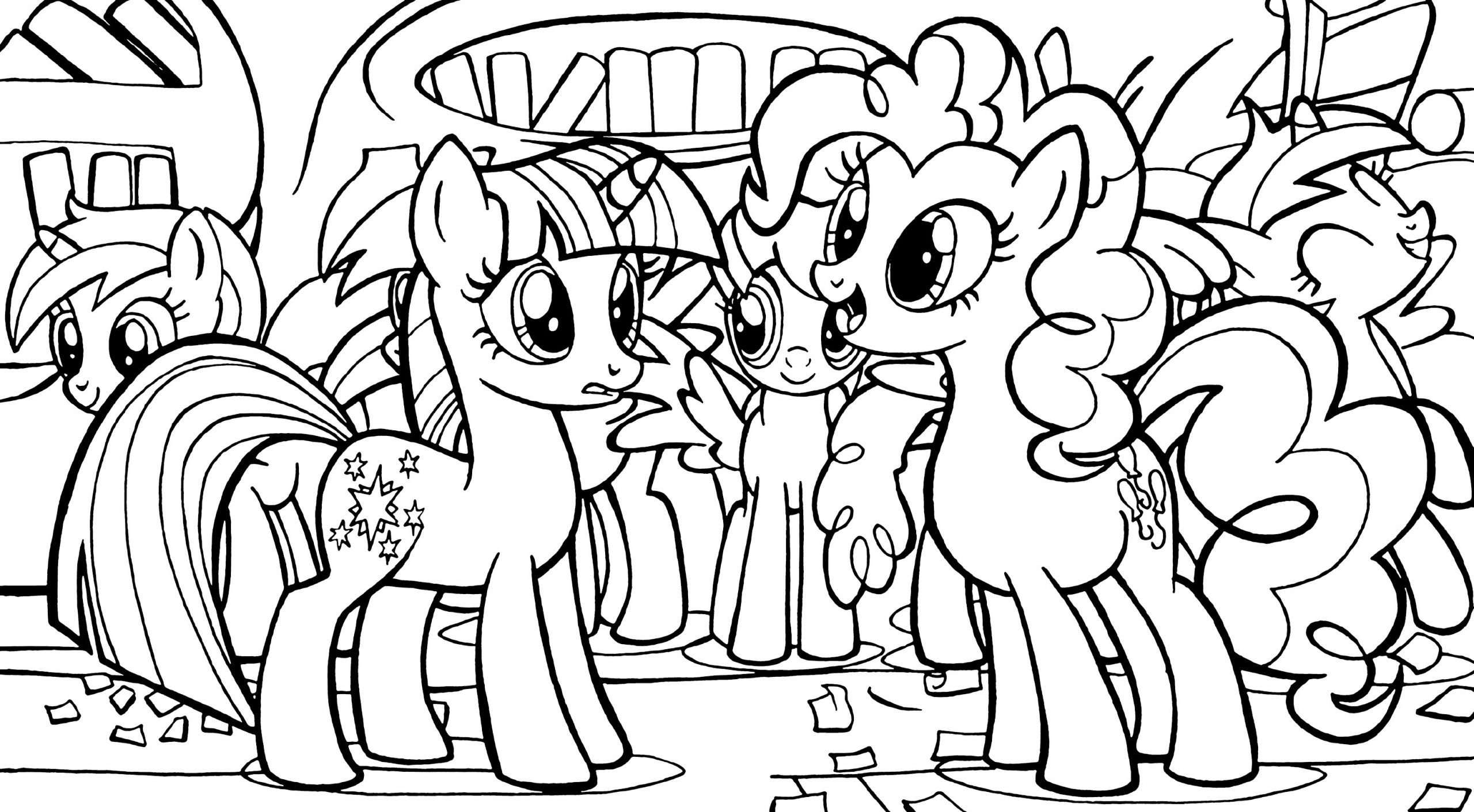 Equestria Girls Pinkie Pie Coloring Pages
 Pinkie Pie pony coloring pages for girls to print for free