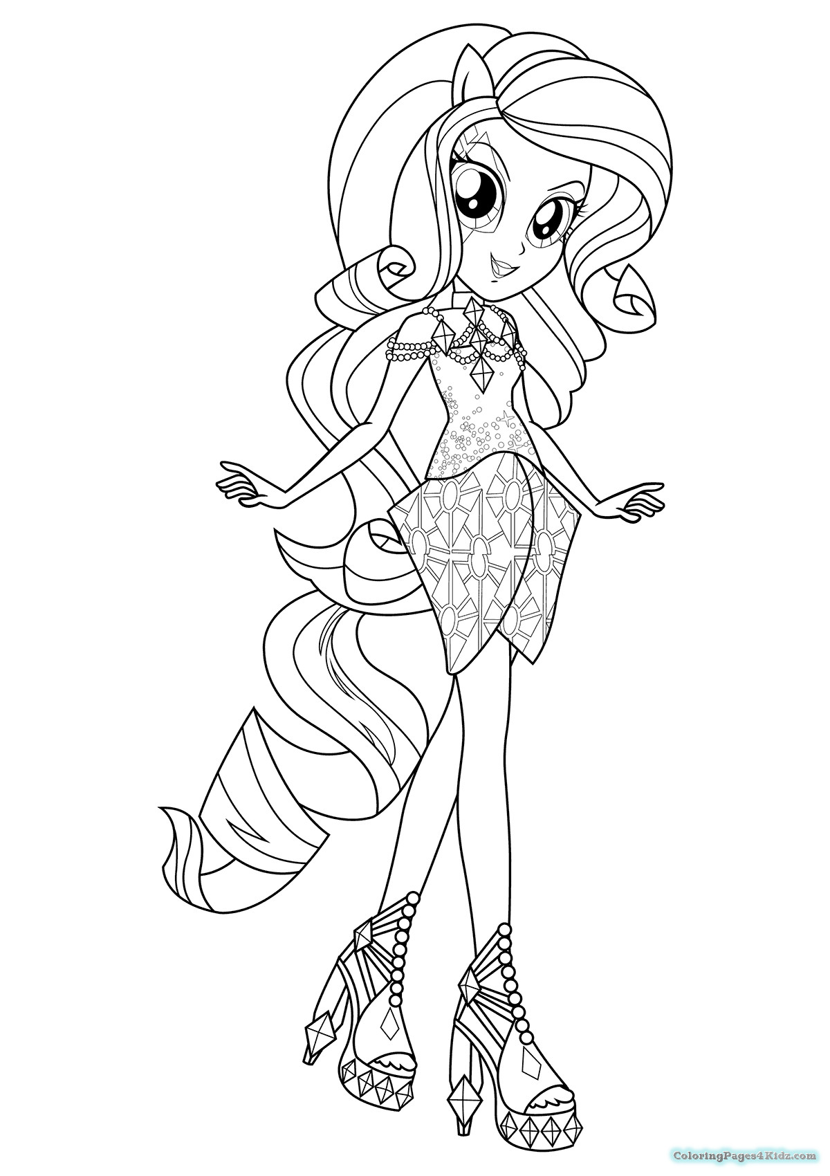 Equestria Girls Rainbow Rocks Coloring Pages
 Rainbow Rocks Equestria Girls Coloring Pages Sketch