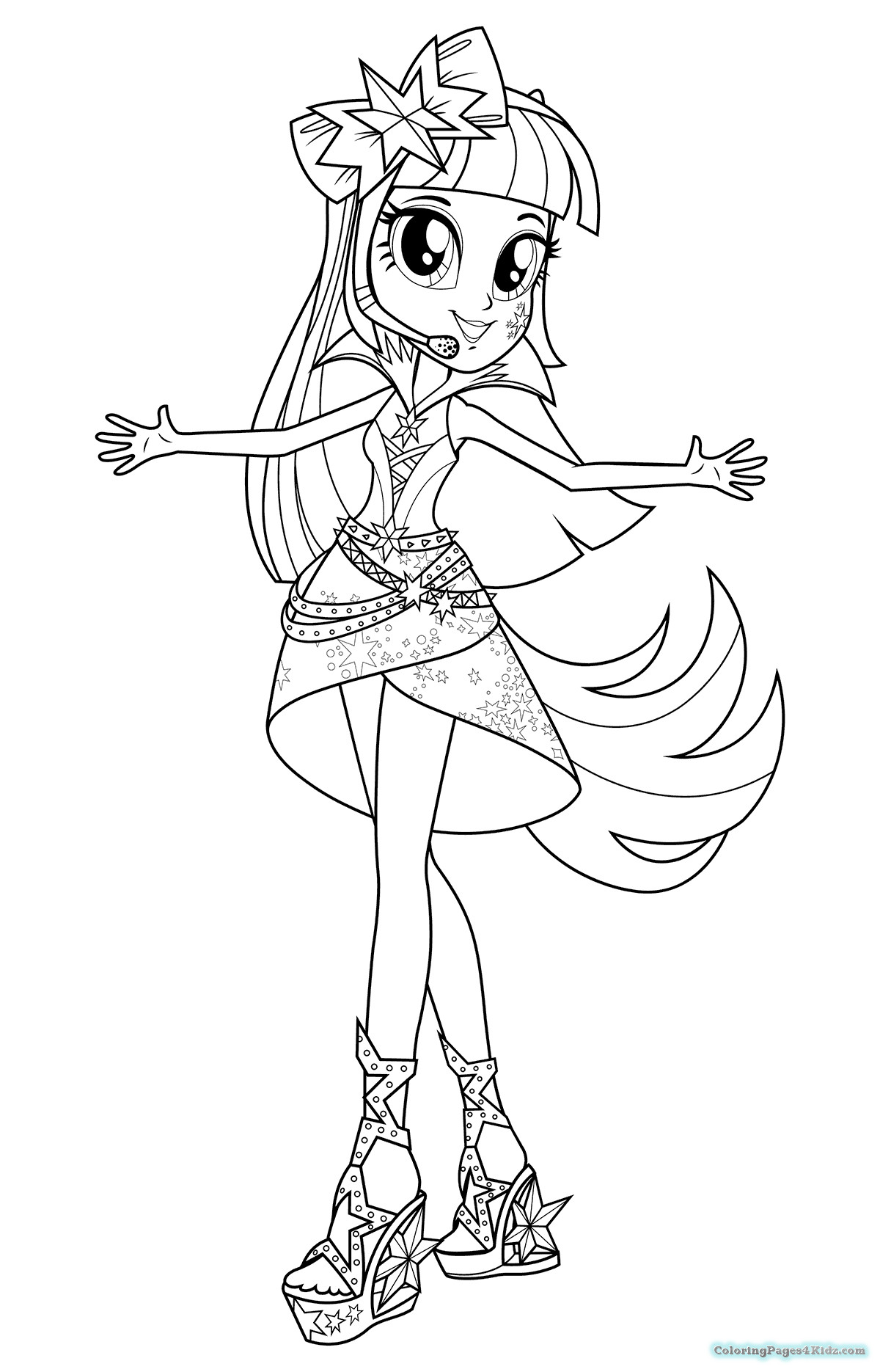 Equestria Girls Rainbow Rocks Coloring Pages
 My Little Pony Equestria Girls Rainbow Rocks Coloring