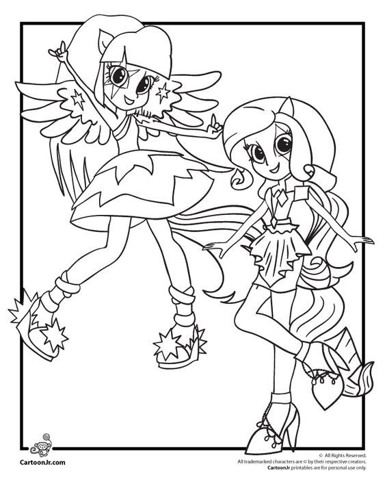 Equestria Girls Rarity Coloring Pages
 Coloring My Little Pony Equestria Girls Rainbow Rocks
