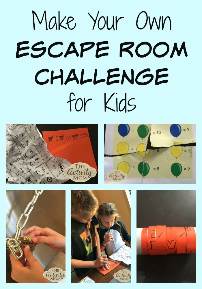 Escape Room Ideas For Kids
 The Activity Mom Make Your Own Escape Room Challenge for