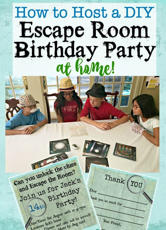 Escape Room Ideas For Kids
 How to Host a DIY Escape Room Party at Home