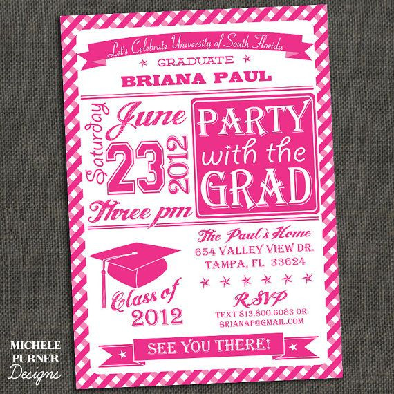 Etsy Graduation Party Ideas
 bbq graduation party invitations