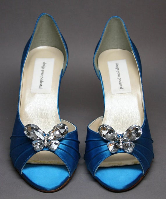 Etsy Wedding Shoes
 Items similar to Custom Wedding Shoes Turquoise Blue