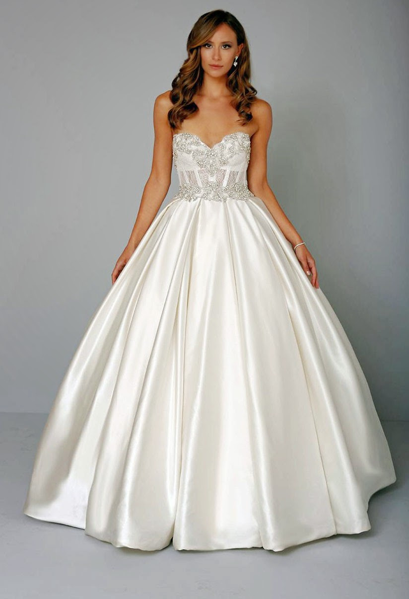 Expensive Wedding Dresses
 Most Expensive White Wedding Dresses with Bling Ideas