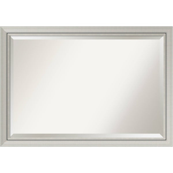 Extra Large Bathroom Mirrors
 Shop Bathroom Mirror Extra Romano Narrow Silver 40