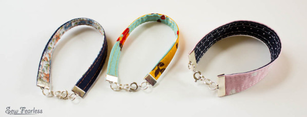 Fabric Anklet
 Fabric Bracelet as Sewing Souvenir