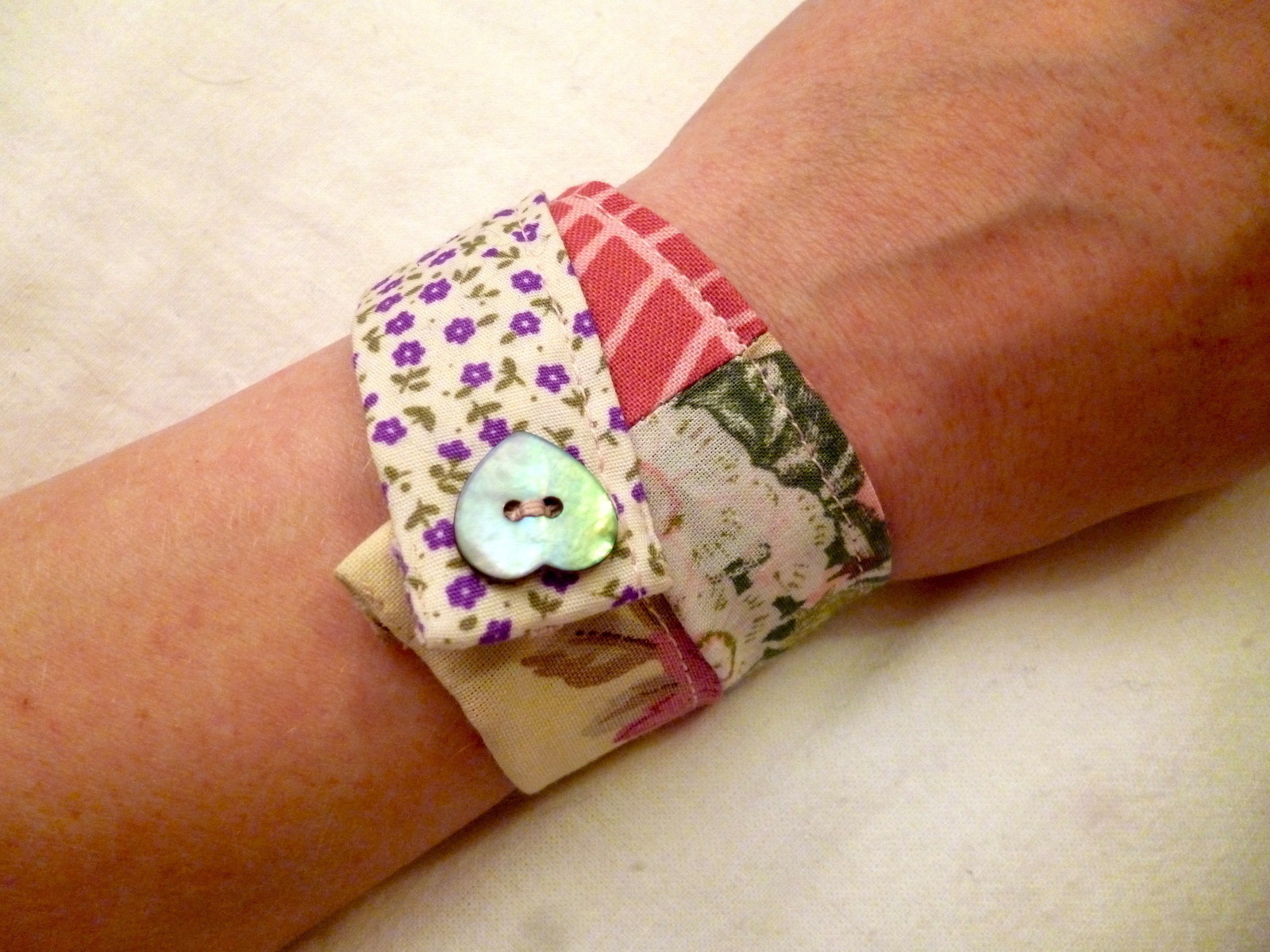 Fabric Anklet
 Patchwork Fabric Frienship Bracelet · How To Make A Fabric