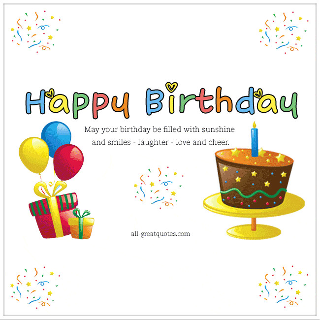 Facebook Happy Birthday Cards
 Happy Birthday