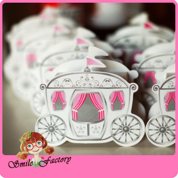 Fairytale Wedding Favors
 100pcs Enchanted Carriage Cinderella Wedding Favor Box