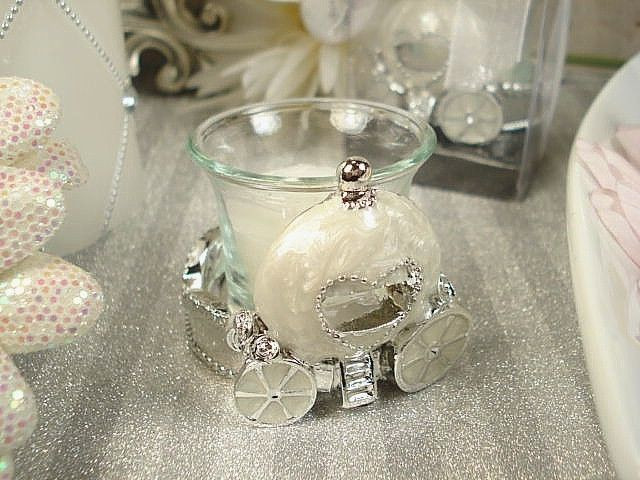 Fairytale Wedding Favors
 Cinderella Fairytale Carriage Tea Light Candle Holder