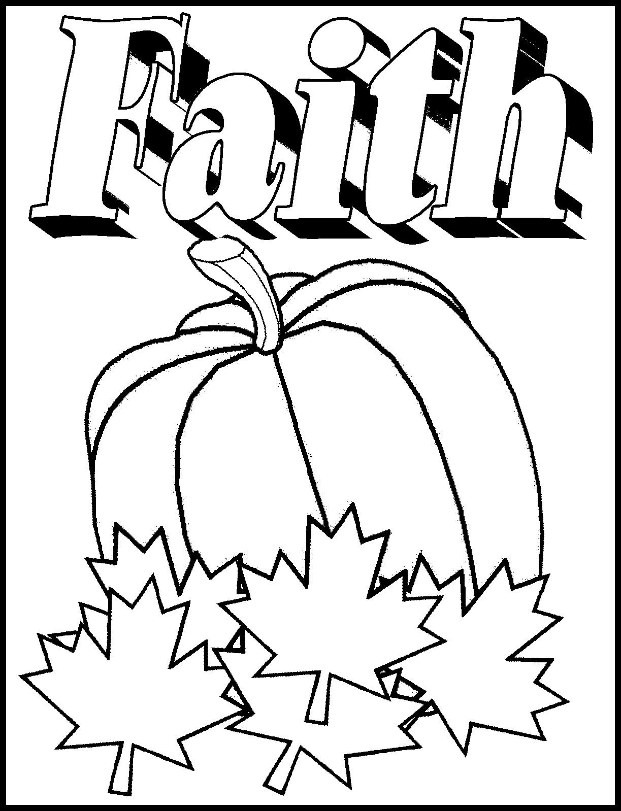 Faith Coloring Pages For Kids
 Coloring Sheets