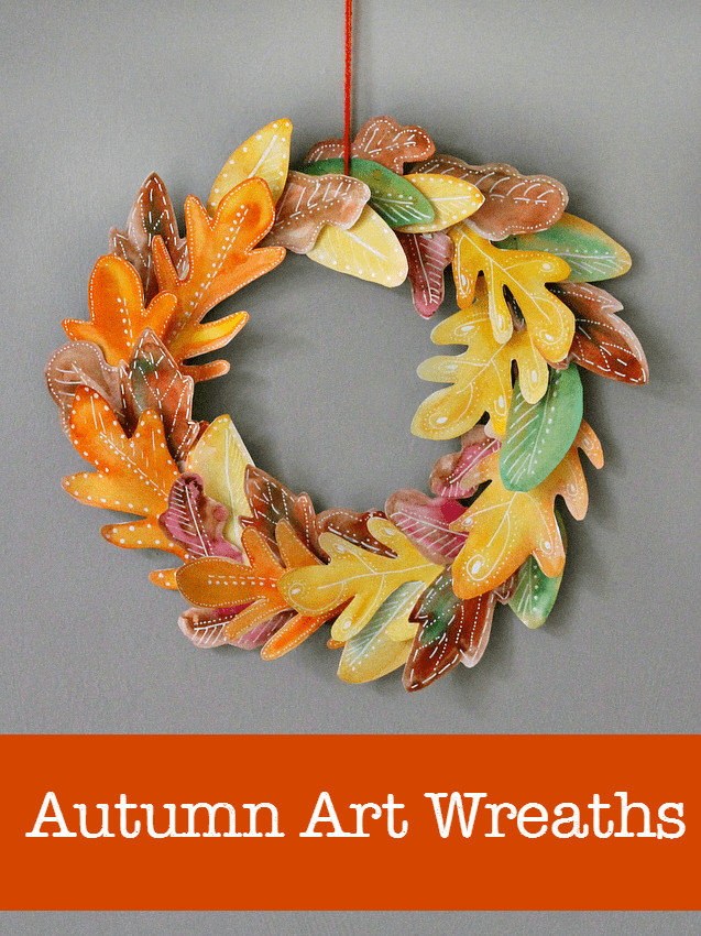 Fall Art Project For Kids
 10 beautiful homemade fall wreath art projects NurtureStore