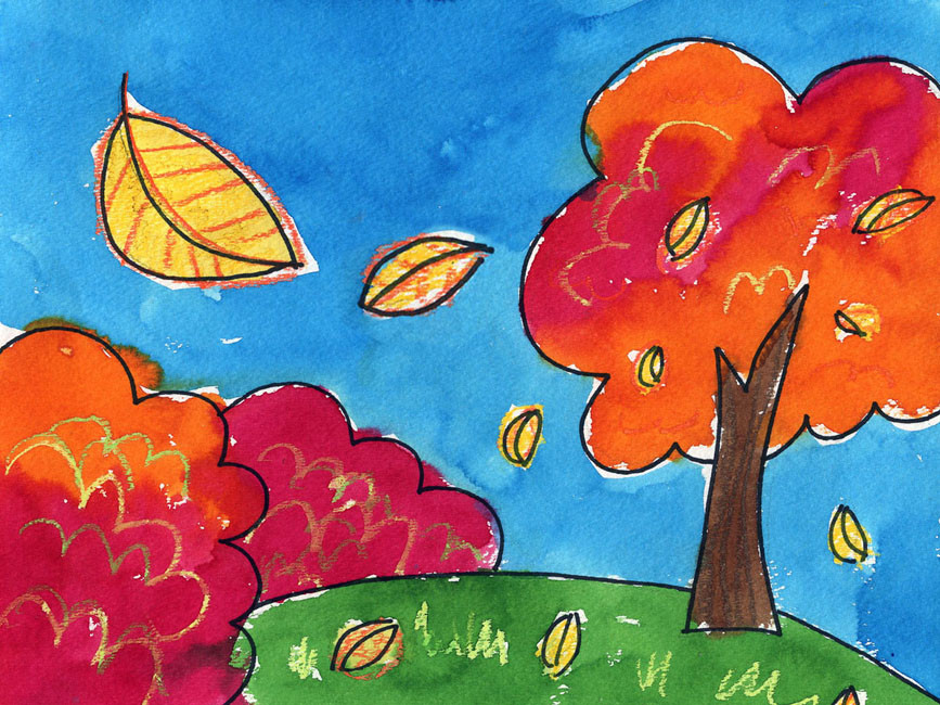 Fall Art Project For Kids
 Fall Landscape Art Projects for Kids
