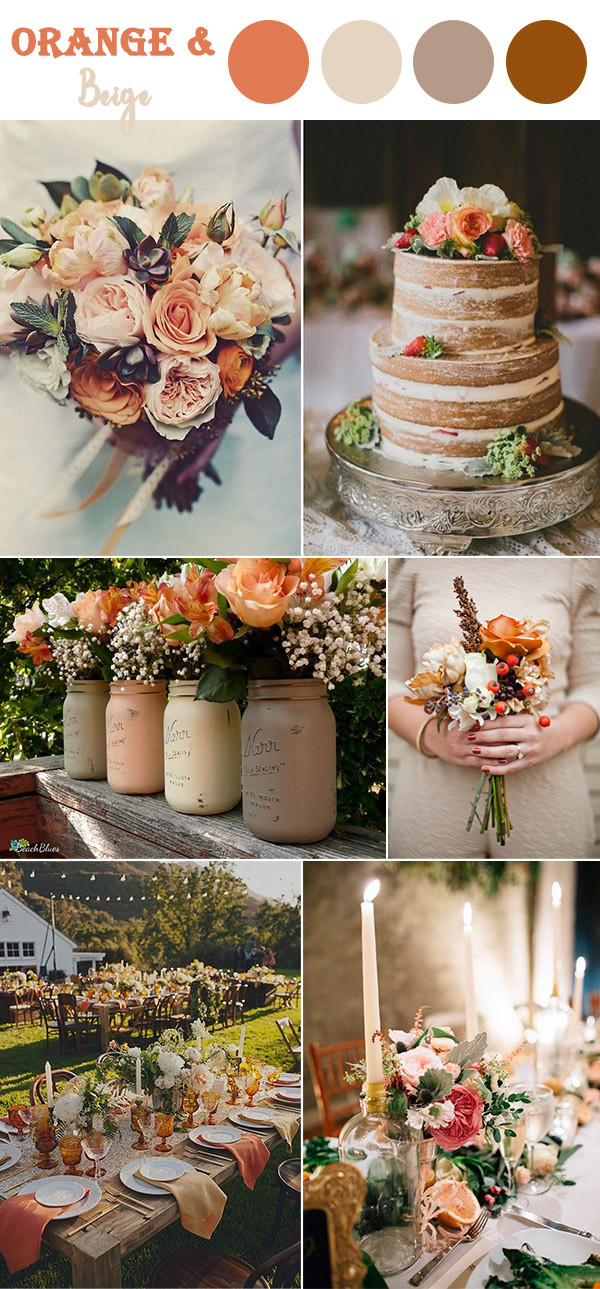 Fall Color Weddings
 The 10 Perfect Fall Wedding Color bos To Steal