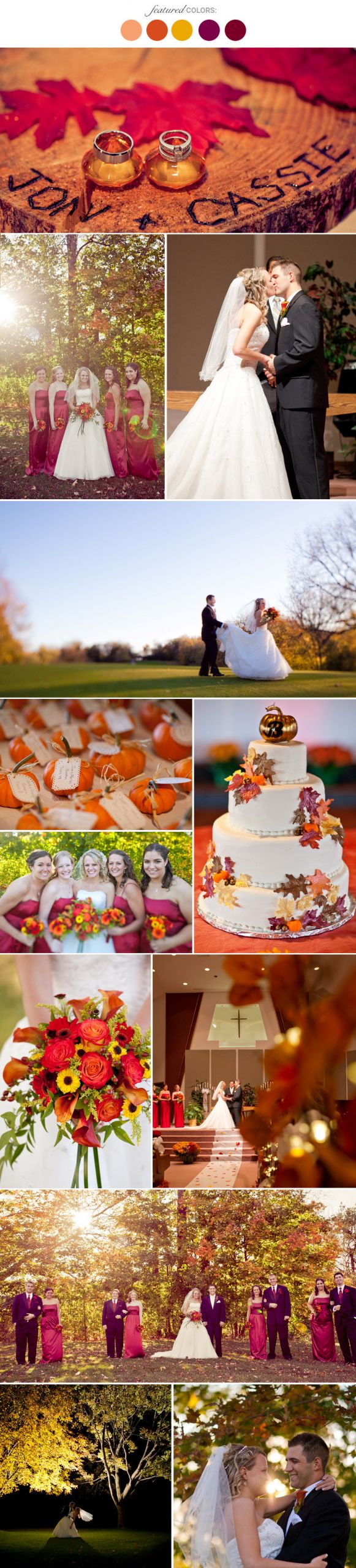 Fall Color Weddings
 Fall Wedding Colors 25 binations You ll Love BridalGuide