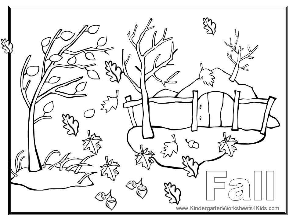Fall Coloring Pages For Kids
 Fall Coloring Pages