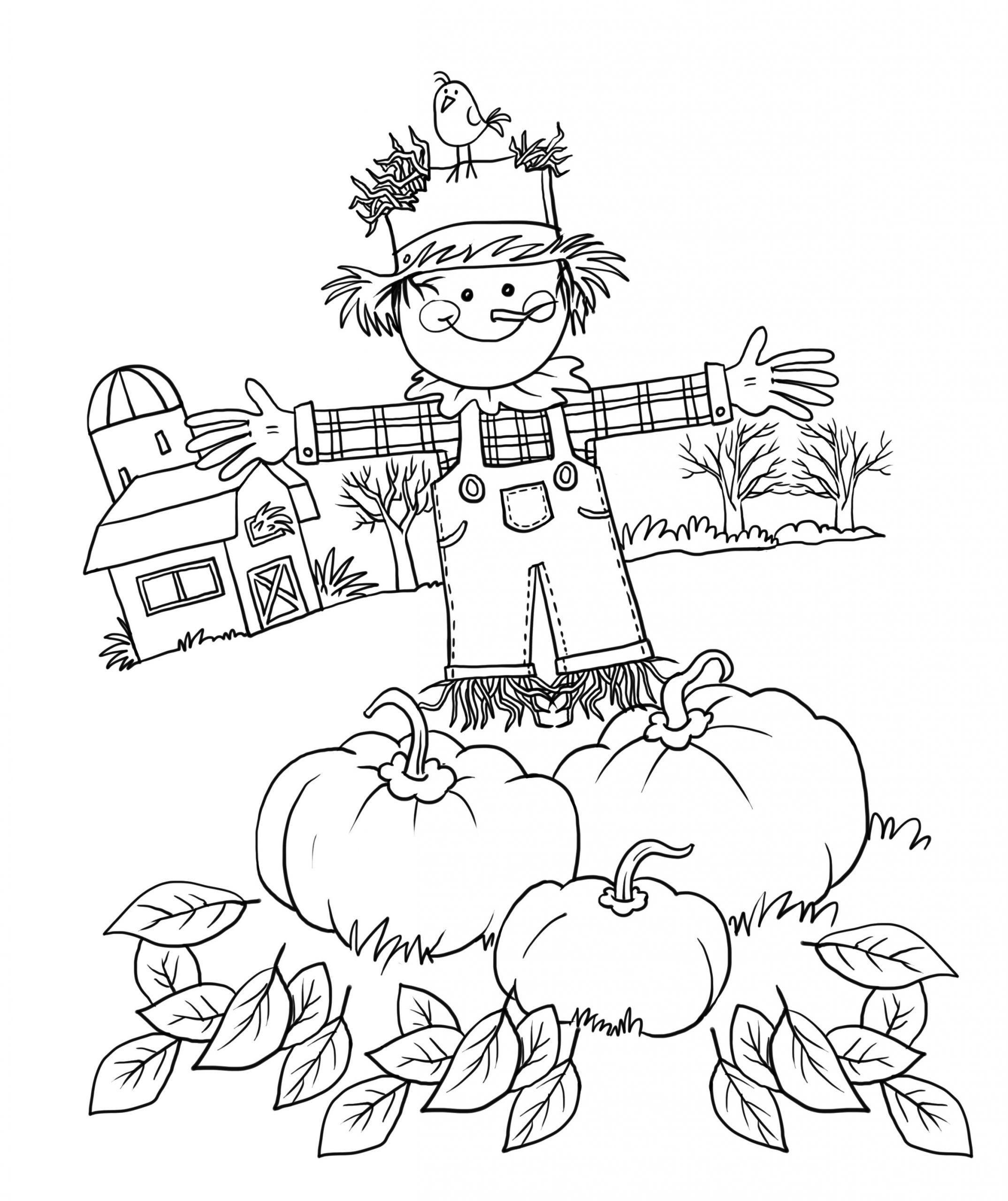 Fall Coloring Pages For Kids
 Fall Coloring Pages