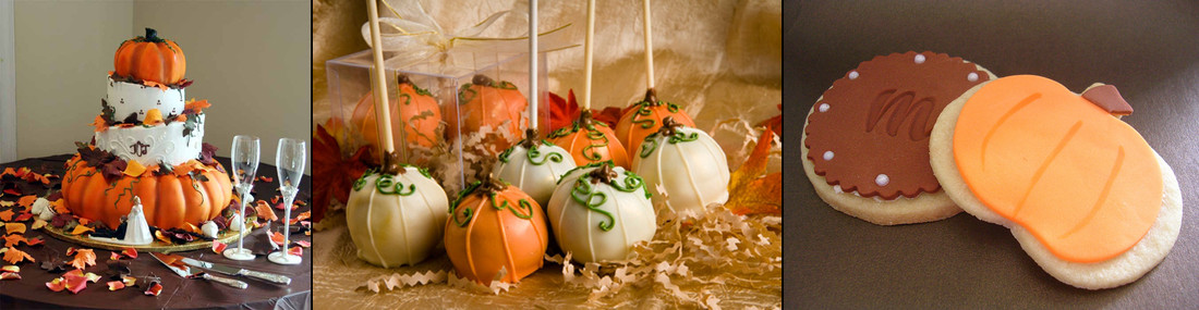 Fall Themed Desserts
 A Pumpkin Themed Wedding The Preppy Planner