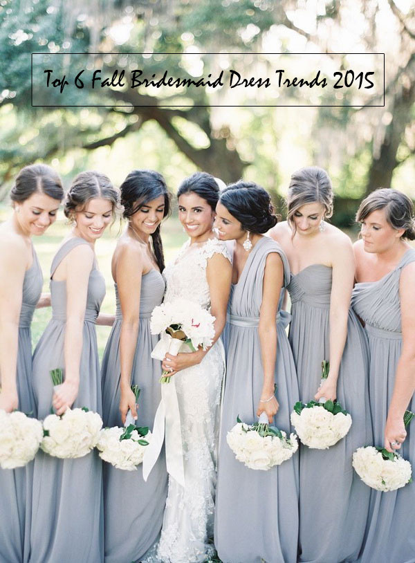 Fall Wedding Bridesmaid Dresses
 Top 6 Bridesmaid Dress Trends for Fall Wedding 2015