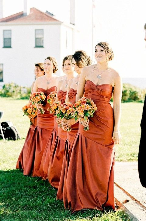 Fall Wedding Bridesmaid Dresses
 42 Stunning Fall Bridesmaids’ Dresses
