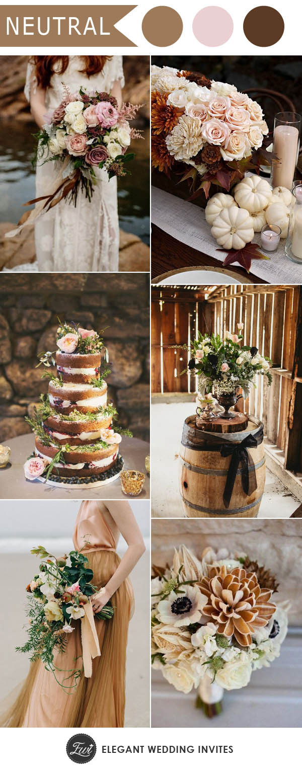 Fall Wedding Colors
 Ten Trending Wedding Theme Ideas For 2017