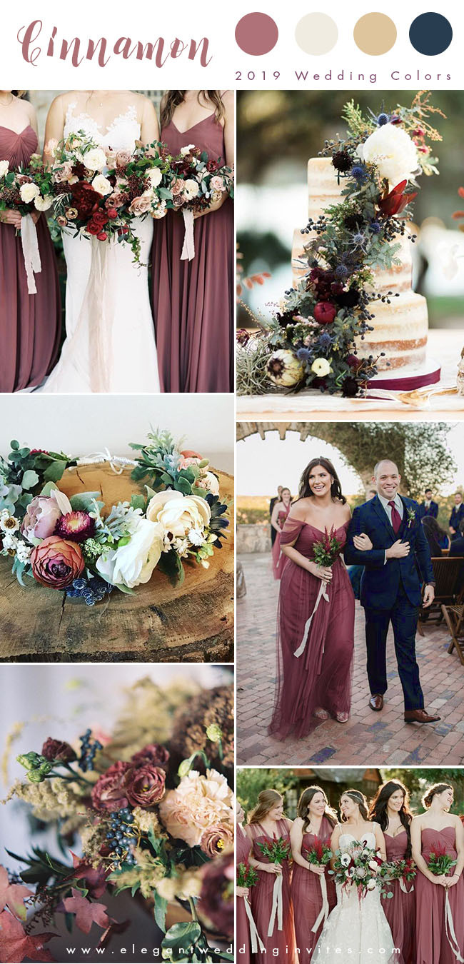 Fall Wedding Colors
 Top 10 Wedding Color Trends We Expect to See In 2019