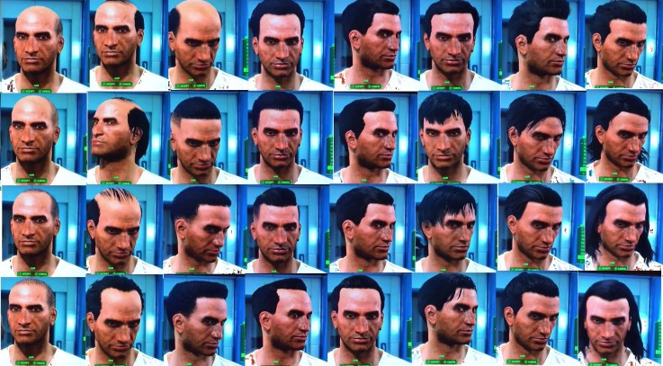 Fallout 4 Lots More Male Hairstyles
 Fallout 4 Hair And Beard Customization Options was