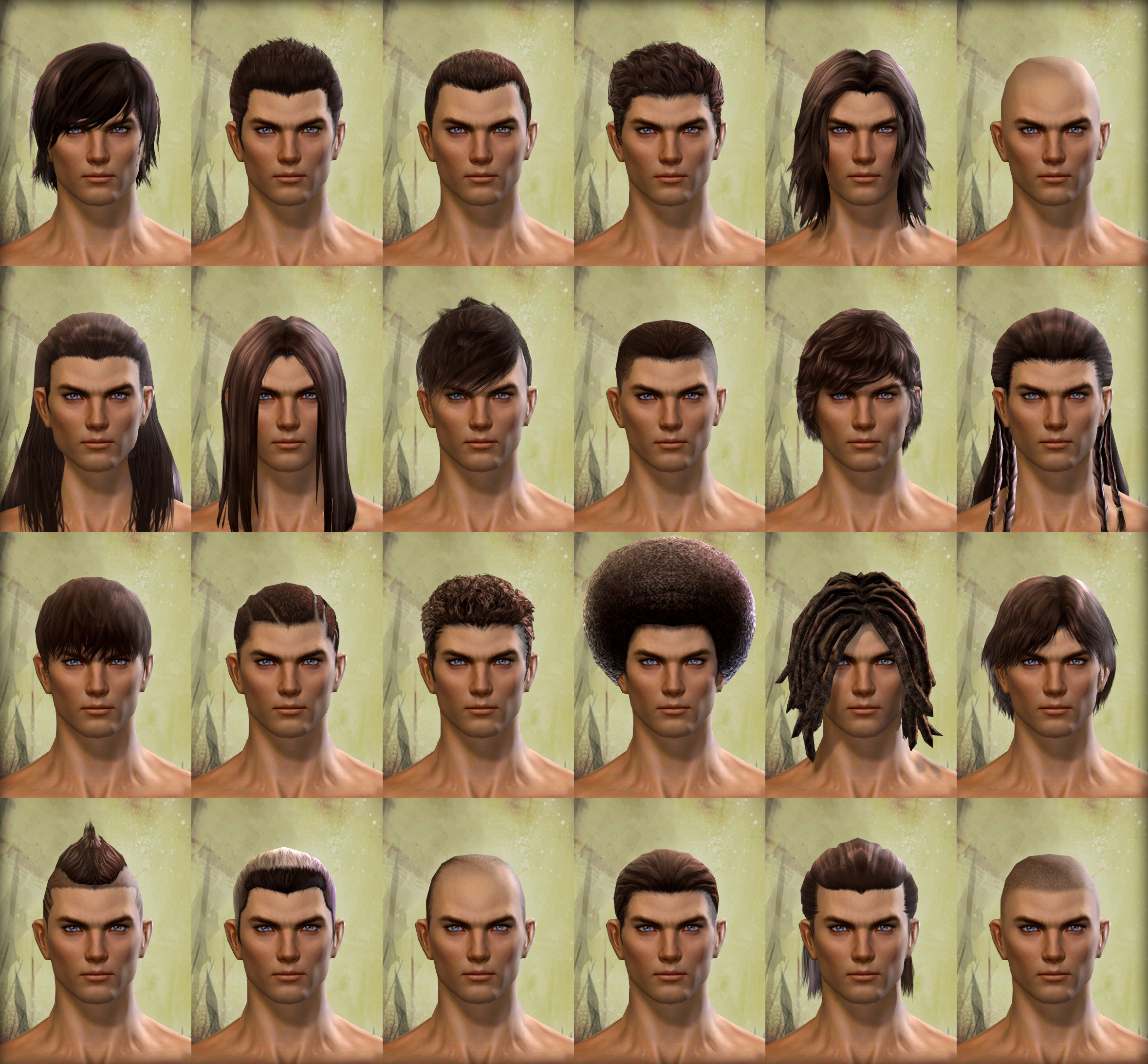 Fallout 4 Lots More Male Hairstyles
 New human hairstyles in game Guildwars2