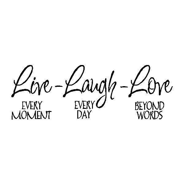 Family And Love Quotes
 Live Laugh Love Family Wall Quote Sayings Removable Wall