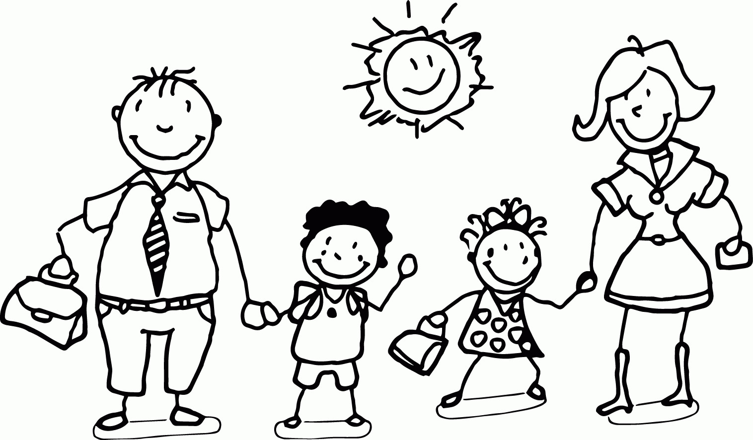 Family Coloring Pages For Toddlers
 Coloring Page A Family Coloring Home